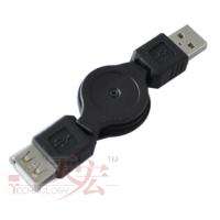 USB 2.0 A Male to A Female Extension Retractable Cable  
