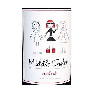 2007 Middle Sister Rebel Red 750ml 750 ml Grocery 