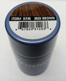 XFUSION KERATIN HAIR FIBERS FOR HAIR LOSS   MEDIUM BROWN 12g/.42 oz 