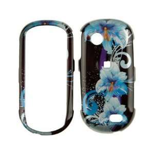   Case Blue Flower For Samsung Sunburst A697: Cell Phones & Accessories