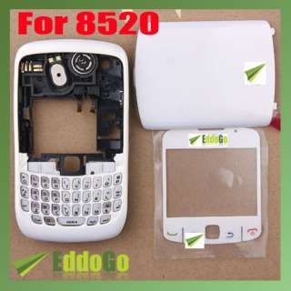   Housing Cover Case Replacement For Blackberry Curve 8520 White  