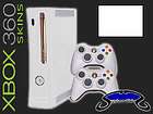 WHITE Skin for Xbox 360 Console System & Faceplate Vinyl Decal Wrap 