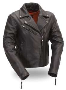 HOUSE OF HARLEY WOMENS MOTORCYCLE JACKET FIL179CSLZ NEW  
