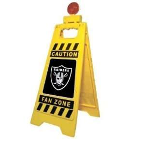  Oakland Raiders 29 inch Caution Blinking Fan Zone Floor 