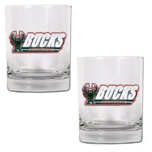Milwaukee Bucks 2pc Rocks Glass Set 