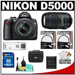  Nikon D5000 Digital SLR Camera & 18 55mm AF S G VR Zoom 