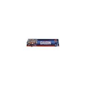 Chad Gaudin #41 2009 Yankees World Series Locker Room Nameplate 