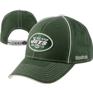 New York Jets Reebok Contrast Structured Adjustable Hat:  
