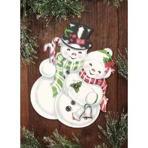  Tin CUDDLES Snowman Couple $ Dollar Saver Item $
