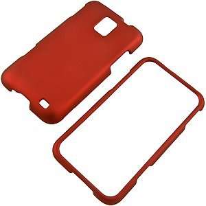   : Red Rubberized Protector Case for Samsung Focus S i937: Electronics