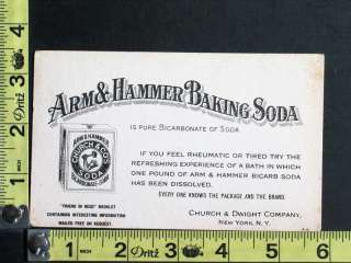 Antique / Vintage Arm & Hammer Baking Soda; Church & Dwight Company 