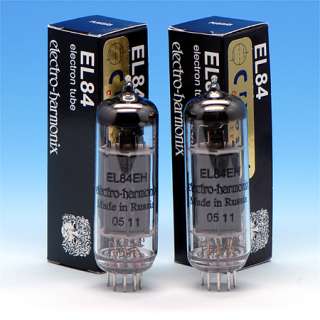 Electro Harmonix EL84 / 6BQ5 Cryo + Matched Pair Vacuum Tubes   New in 