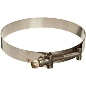   Hose Clamp, Stainless Steel Screw, 4.81 5.12, 3/4W, 50 60 lbs Torq