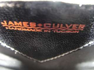 James Culver Black Turquoise Tucson Artisan Southwest Leather 