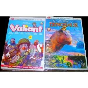  Dinosaur and Valiant 2 Pack DVD Set 