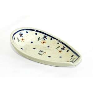  Polish Pottery Country Meadow Small Spoon Rest: Kitchen 