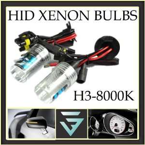   Bi Xenon H3 8000K HID Xenon Hi Halogen Low Xenon Beam Bulbs: Camera