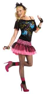 ADULT 80S POP PARTY GIRL MADONNA COSTUME FW122564  