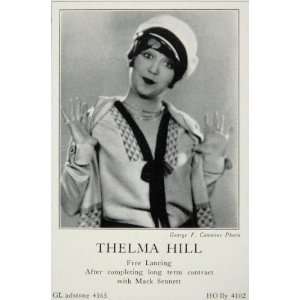  1930 Thelma Hill Mack Sennett Movies Actress Casting Ad 