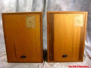   pair UNFINISHED 1984 Klipsch Heresy horn loaded speakers loudspeakers