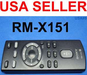 SONY RM X151 CAR CD PLAYER REMOTE CONTROL US SELLER 602846403023 