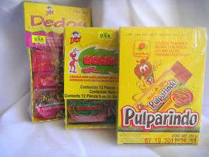 3pack Dedo indy Hormigas Indy& pulparindo mexican candy  