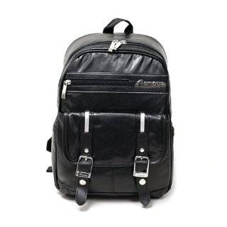  Skinny Faux Leather Buckle Backpack for MSI X340 Ultra 
