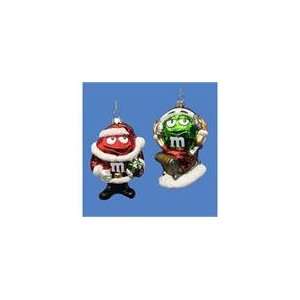   Candy Fantasy Red & Green Glass Christmas Ornaments 5: Home & Kitchen