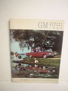 Vintage 1960 General Motors Annual Report Great Shape  