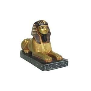 Egyptian Sphinx, Gold and Color, 7L