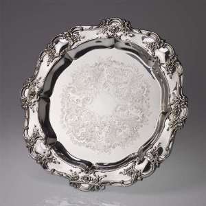  Old Master by Towle, Silverplate Round Tray: Kitchen 