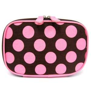 Polka Dot Zebra Clutch MakeUp Cosmetic Sunglass Pen Bag  