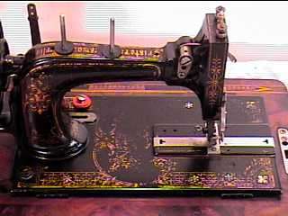 FRISTER AND ROSSMANN* HAND CRANK SEWING MACHINE*V OLD*  