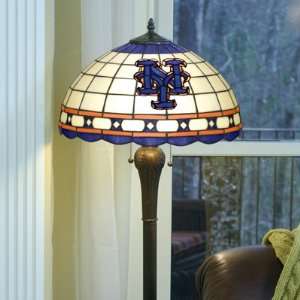   New York Mets Baseball Logo Tiffany Style Floor Lamp