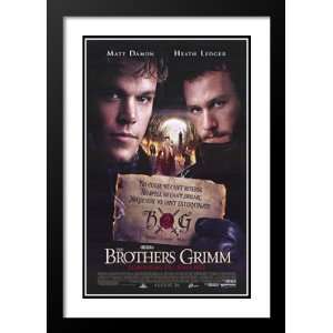 The Brothers Grimm 20x26 Framed and Double Matted Movie Poster   Style 