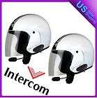 2x Motorcycle Helmet Bluetooth Riding Headphone Intercom GPS for Cell 