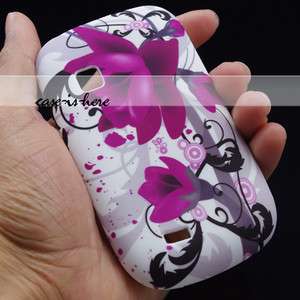 Flower Soft Gel Silicone Skin Rubber Case Cover for Samsung Galaxy Fit 