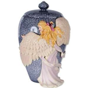  Angels Embrace Hand Painted Infant Urn: Home & Kitchen