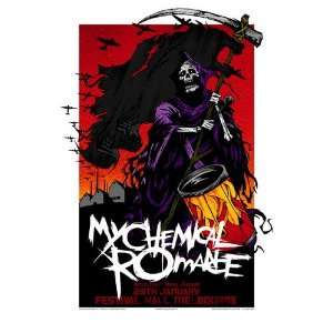  My Chemical Romance 2007 Australia Concert Poster: Home 