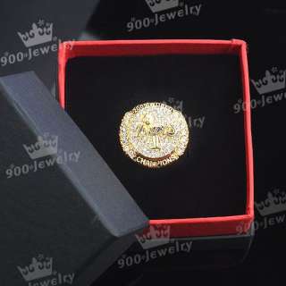 1Pc Basketball NBA Replica Champion Souvenirs Finger Ring + Gift Box