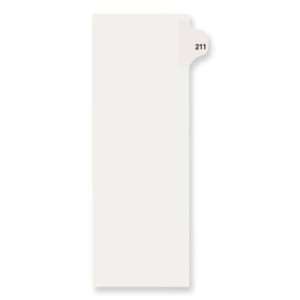   Individual Side Tab Legal Exhibit Dividers AVE82427