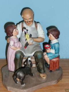 Norman Rockwell Figurine The Toymaker  