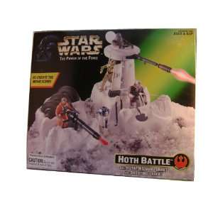  POTF2 Hoth Battle Playset (Opened Box) C7/8 Toys & Games