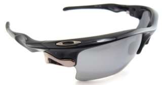 New Oakley Sunglasses Fast Jacket XL Polished Black Iridium Polarized 