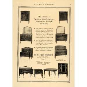   Furniture Manufacturing Dresser   Original Print Ad