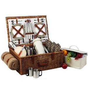  Picnic at Ascot London Dorset Basket for Four with Coffee 