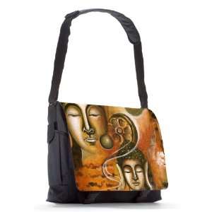  Abstract Buddha Art Large Messenger Bag: Everything Else