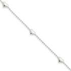 Allure Jewel & Gift Sterling Silver w/ Heart Link Necklace