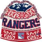 Reebok New York Rangers Reebok Jacquard Pattern Tassel Cuffless Knit 