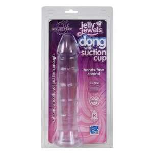 Bundle Jelly Dong W/Suction Cup Diamond and Aloe Cadabra Organic Lube 